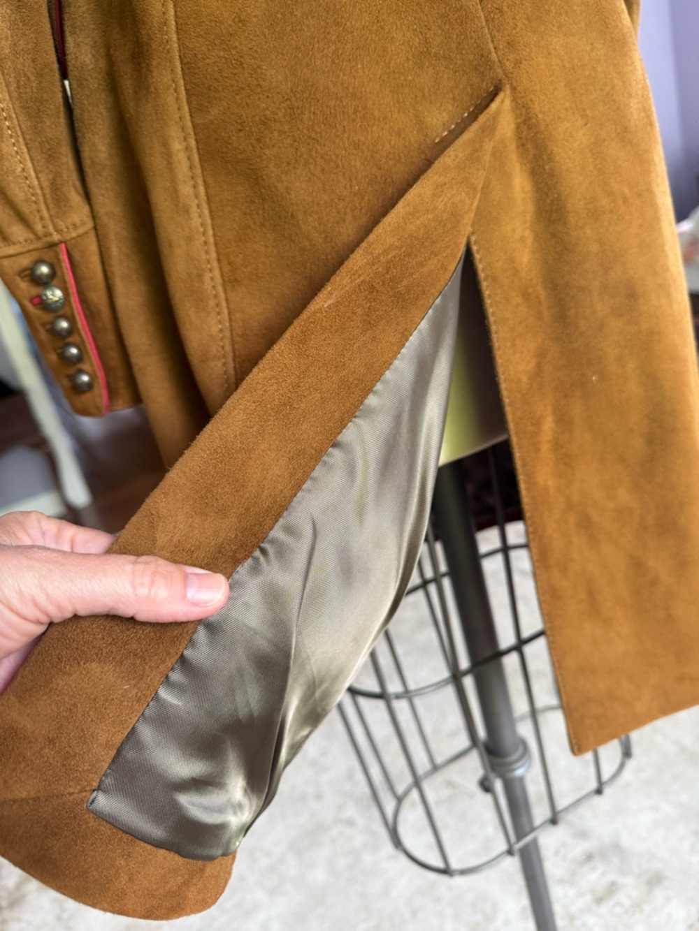 Meindl Gorsuch Bavarian Trachten Gehrock Suede Walking Coat size 36 Oktoberfest - Picture 14 of 15